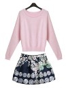 Set Fusta Scurta cu Pulover 15052 Set Fusta Scurta cu Pulover 15052